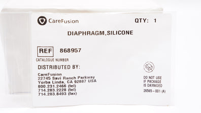 CareFusion 868957 Diaphragm, Silicone Valve